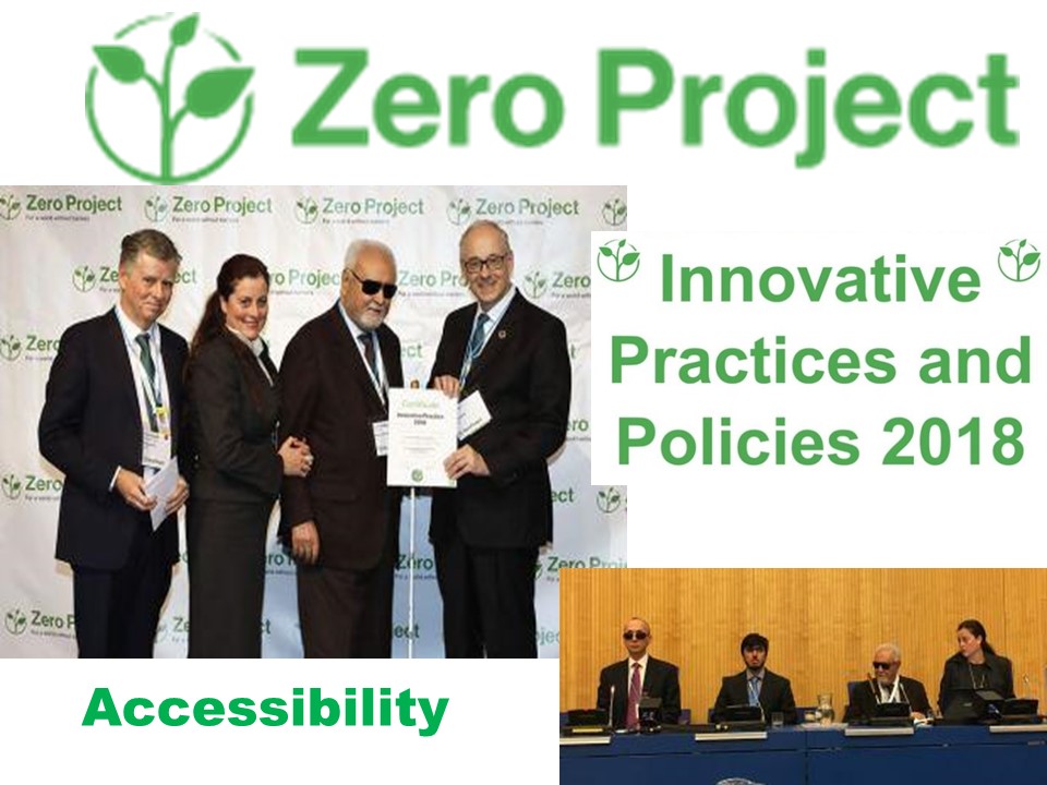 Consegna del premio Zero Project 2018